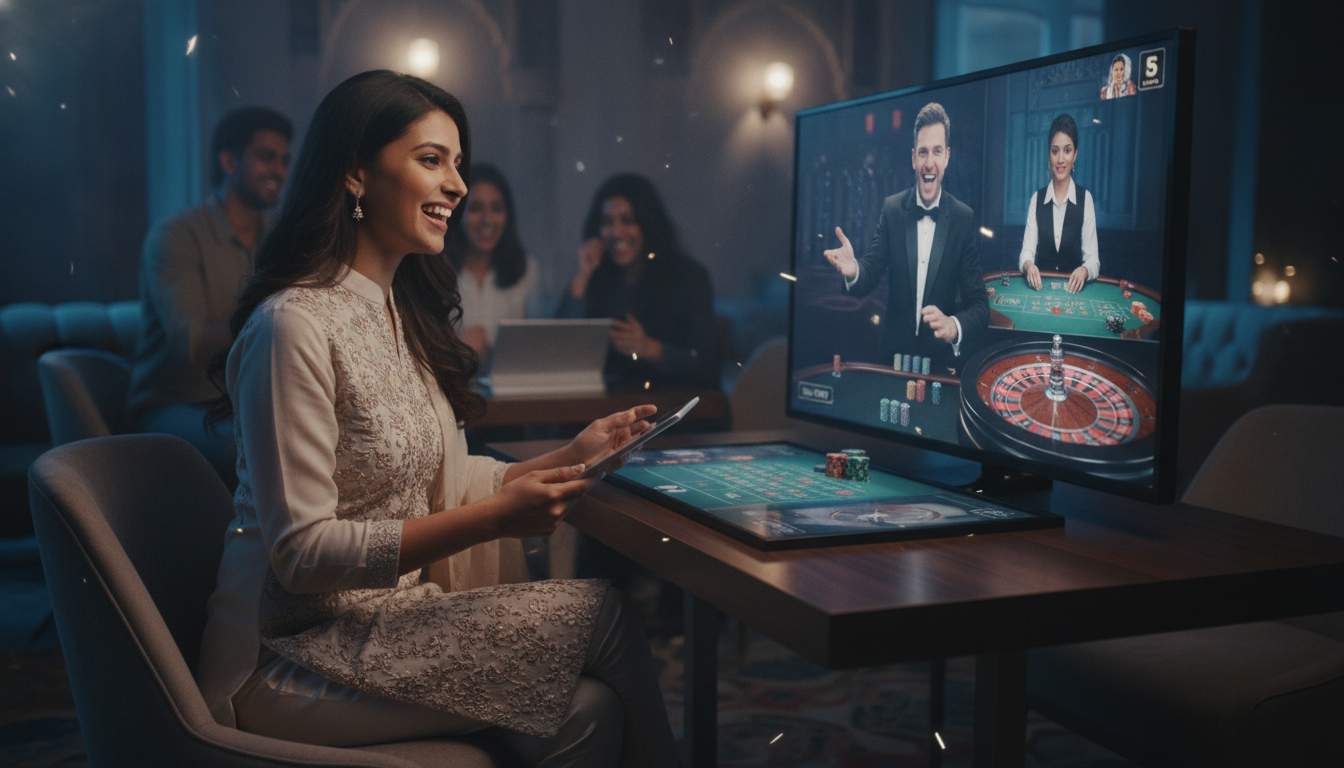 Engaging Live Casino Live casino experience at Bitguruz Casino