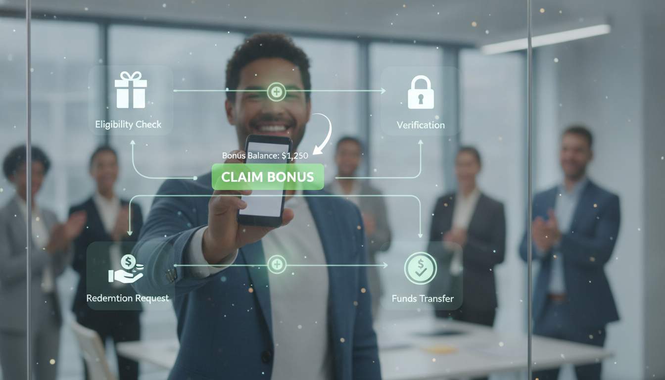 Step 3: Claim Bonus Bonus claim step at Bitguruz Casino