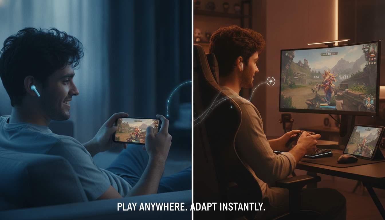 Seamless Gaming Across Devices Gaming across multiple devices